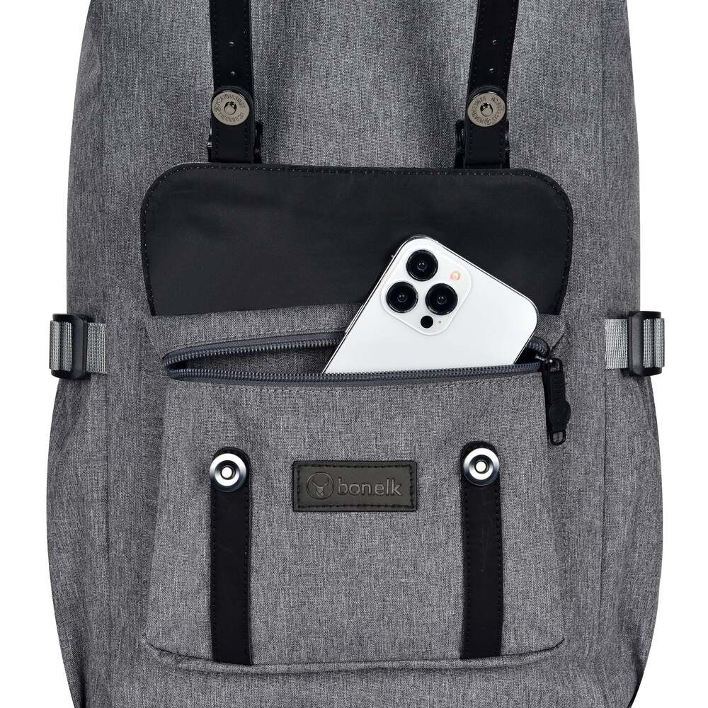 Bonelk Urban Classic Backpack for 15" - 16" Laptop (Grey) 