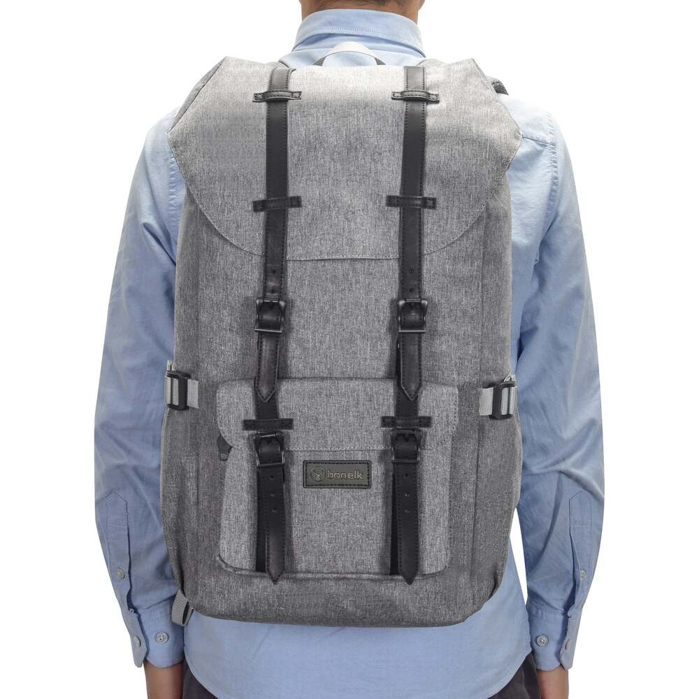 Bonelk Urban Classic Backpack for 15" - 16" Laptop (Grey) 
