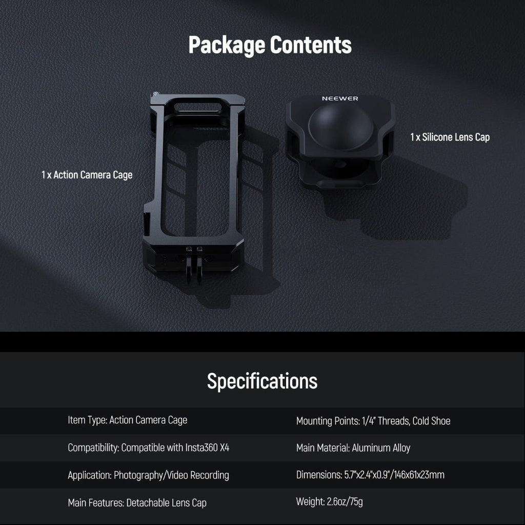NEEWER Protective Case for Insta360 X4