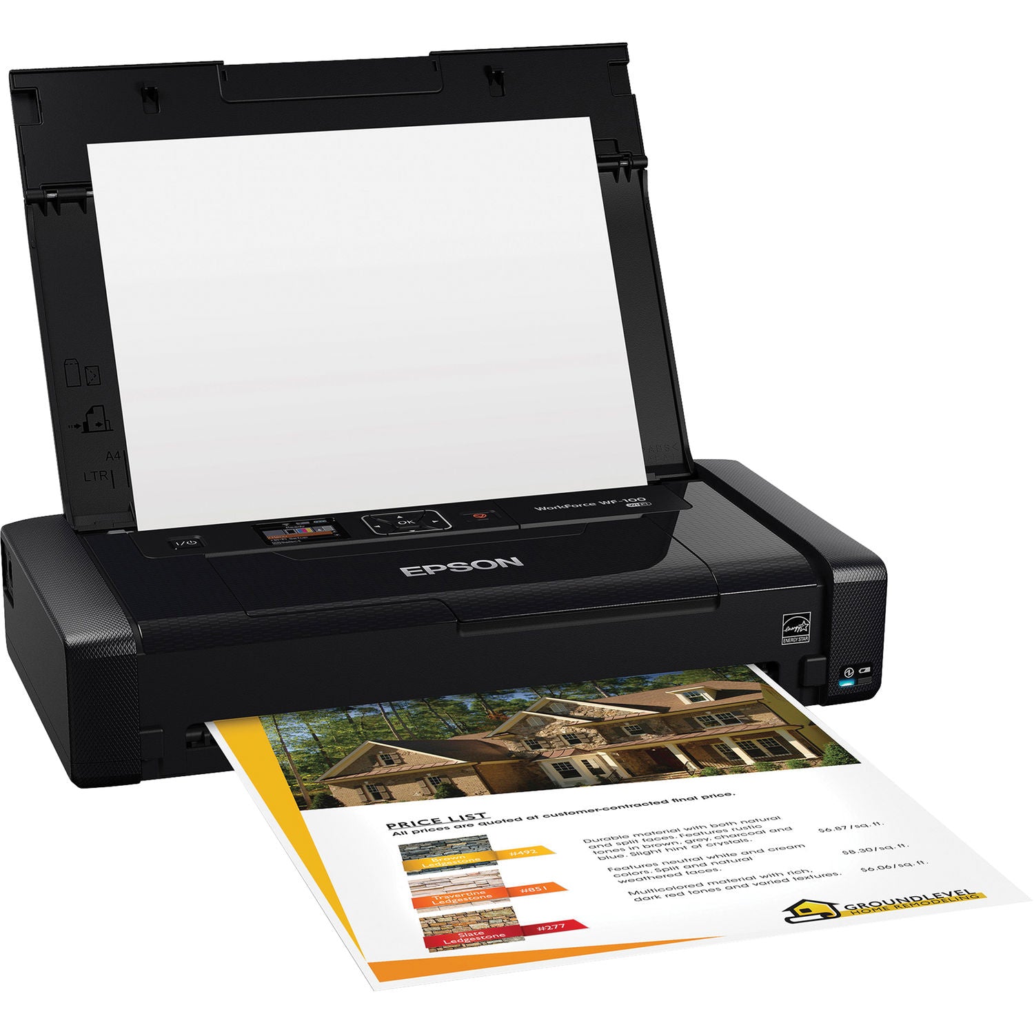 Epson Workforce WF-100 Portable Inkjet Printer Scanner