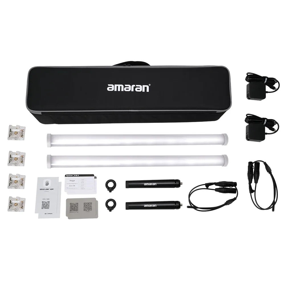 Aputure Amaran PT2c 2 Light RGBWW 600mm Production Kit 