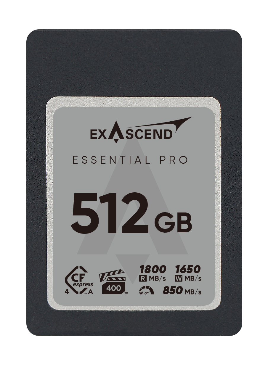 Exascend ESSENTIAL PRO 512GB CFexpress 4.0 Type A Card
