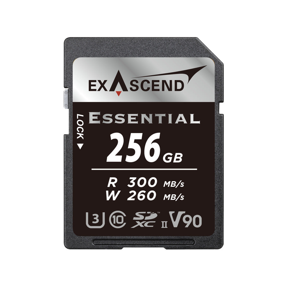 Exascend ESSENTIAL 256GB UHS-II V90 SDXC Card