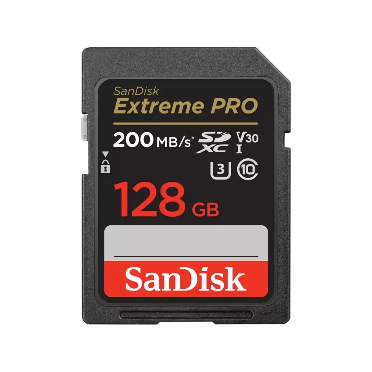 Open Box SanDisk Extreme PRO SDXC 128GB 200MB/s Memory Card