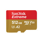 SanDisk Extreme MicroSDXC 512GB 190MB/s Memory Card 