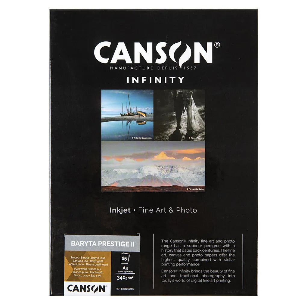 Canson Infinity Baryta Prestige II 340GSM (A4)