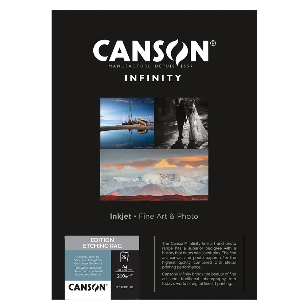 Canson Infinity Edition Etching Rag II 310GSM (610mm x 20m)