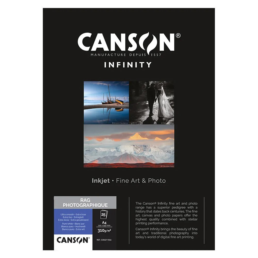 Canson Infinity Rag Photographique II 310GSM (1118mm x 20m)