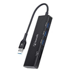 Bonelk Long-Life USB-A 5-in-1 Multiport Hub (Black) 