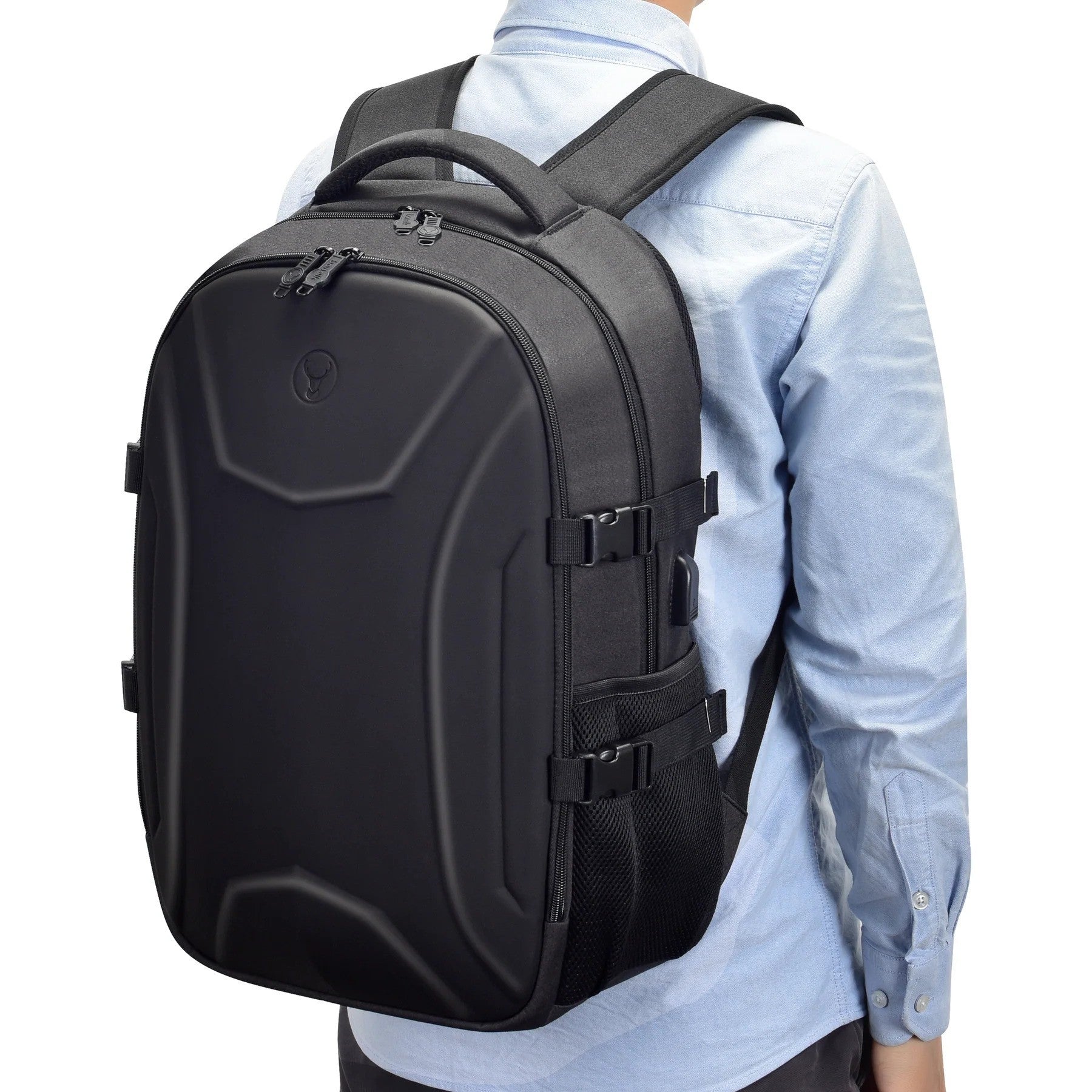 Bonelk Long Life Armour Backpack for 15" - 16" Laptop (Black)