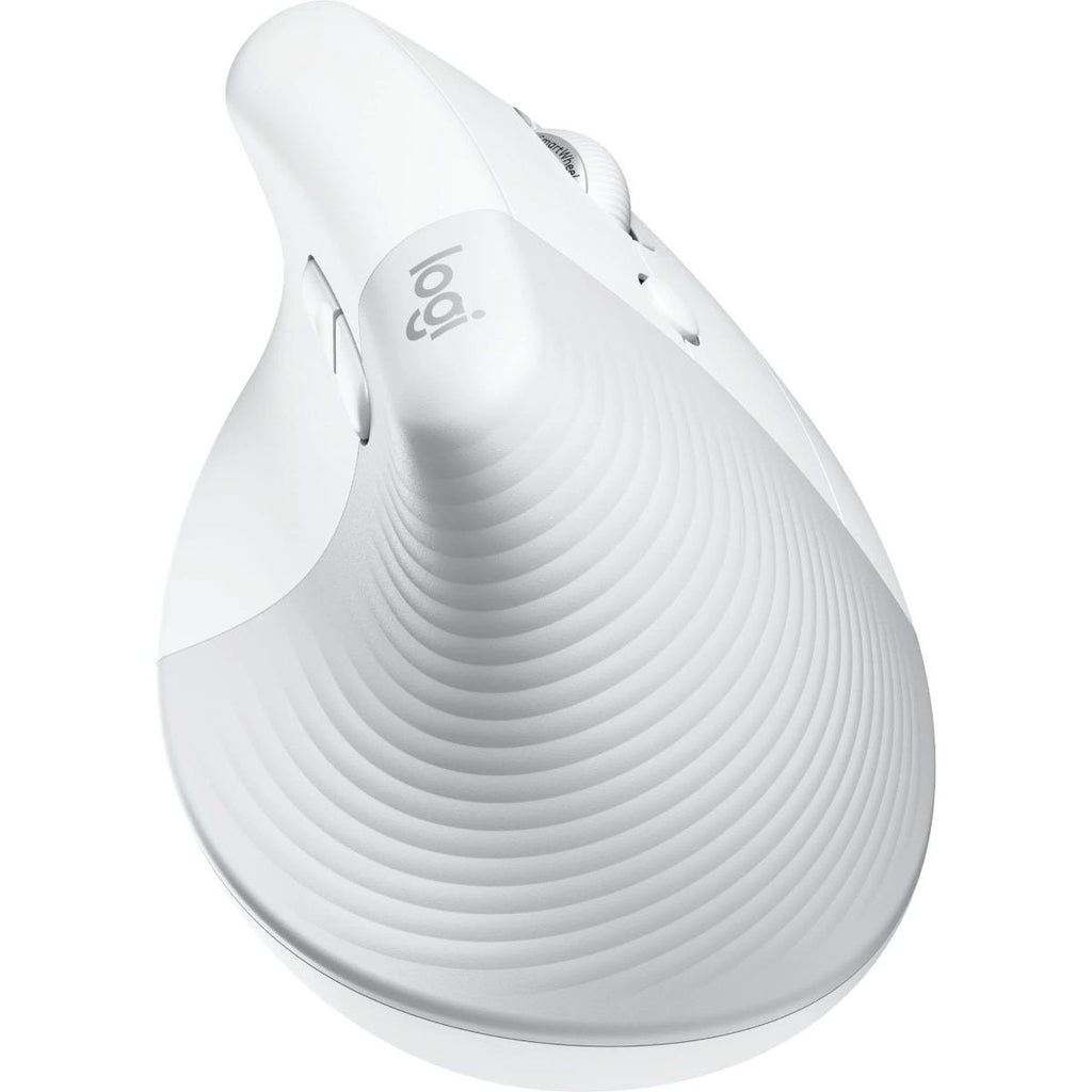 Logitech Lift Vertical Ergonomic Mouse for Mac - Pale Grey