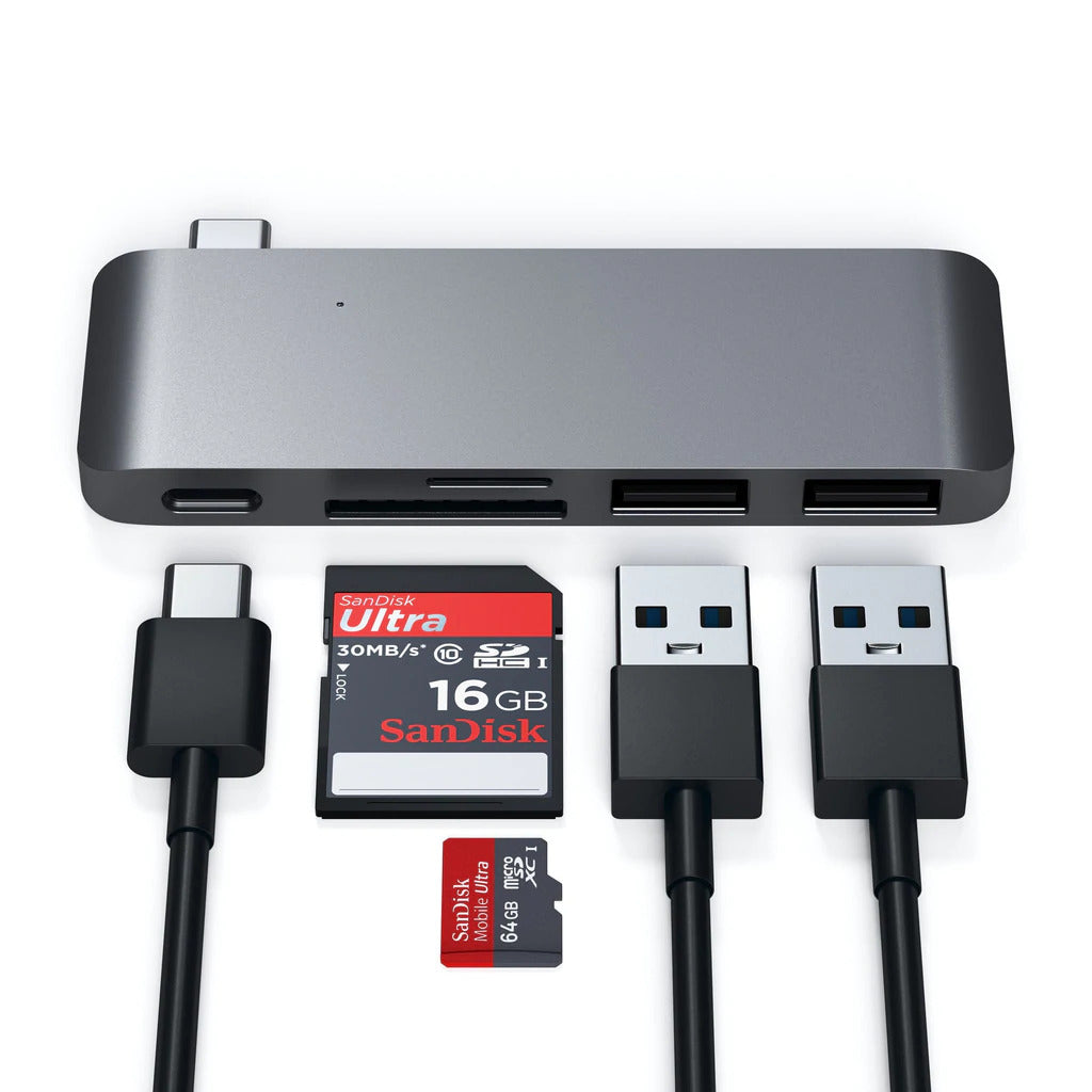 Satechi USB-C USB Pass Through Hub 