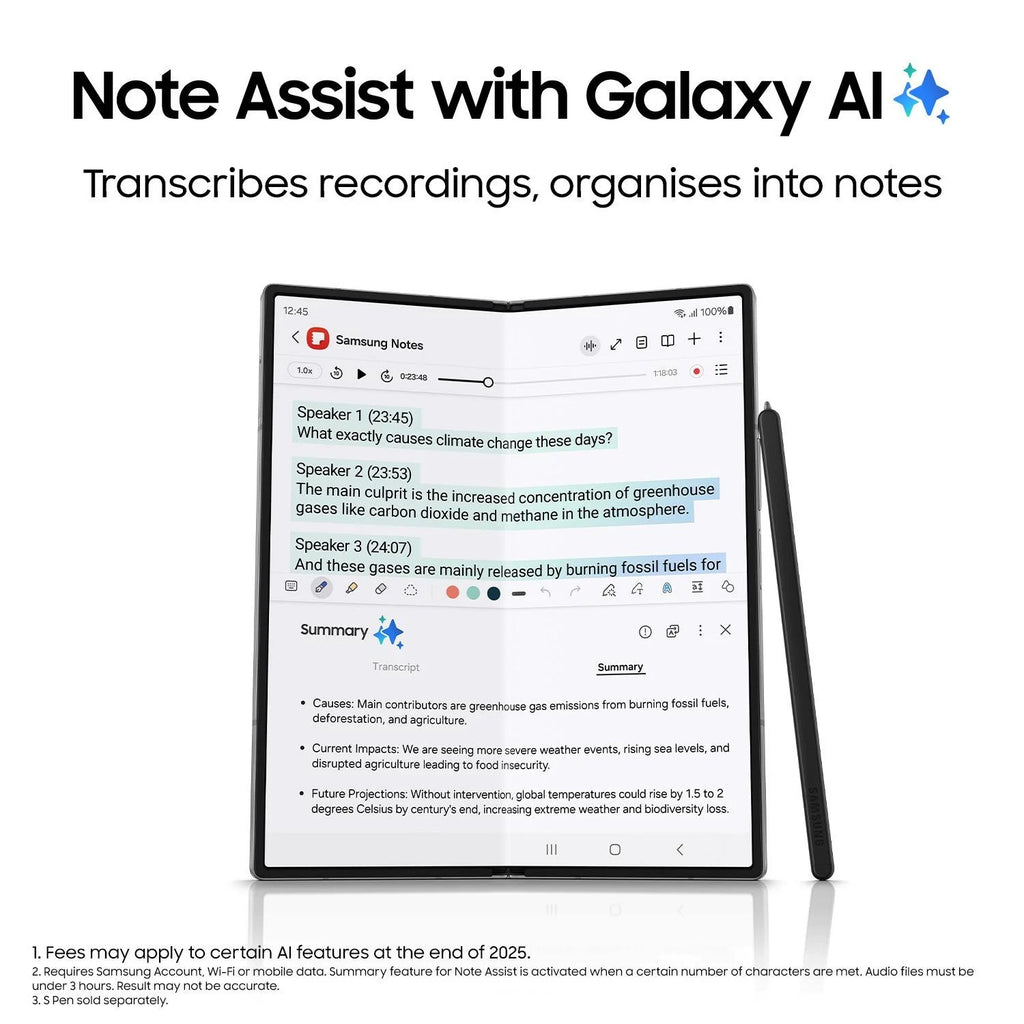Samsung Galaxy Z Fold6 5G 1TB (Silver Shadow)