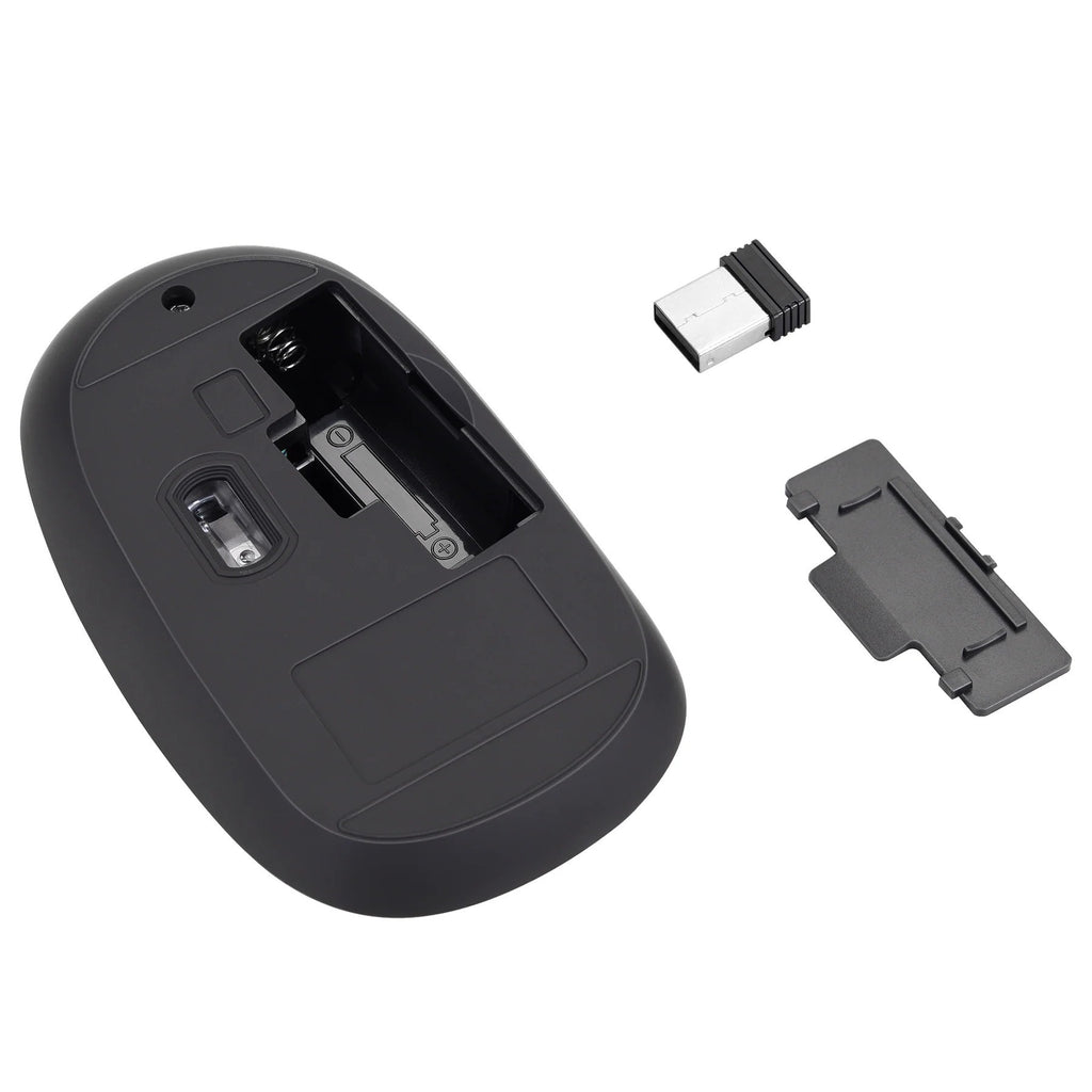 Bonelk Wireless Round Scroll 4D Mouse