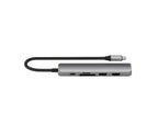 Satechi 6-in-1 USB-C Slim Multiport Adapter (Space Grey)