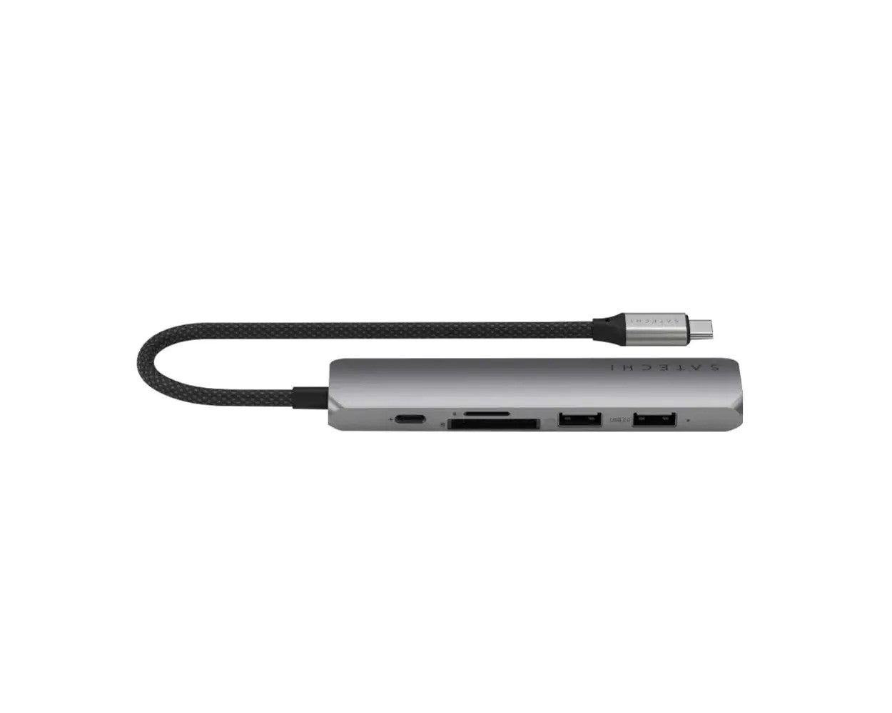 Satechi 6-in-1 USB-C Slim Multiport Adapter (Space Grey)