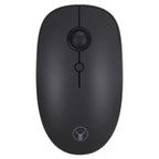 Bonelk Wireless Round Scroll 4D Mouse, 800-1600 DPI M-257 (Black) 