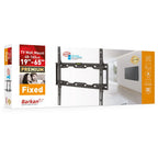 Barkan 19" - 65" Fixed TV Wall Mount - Black 