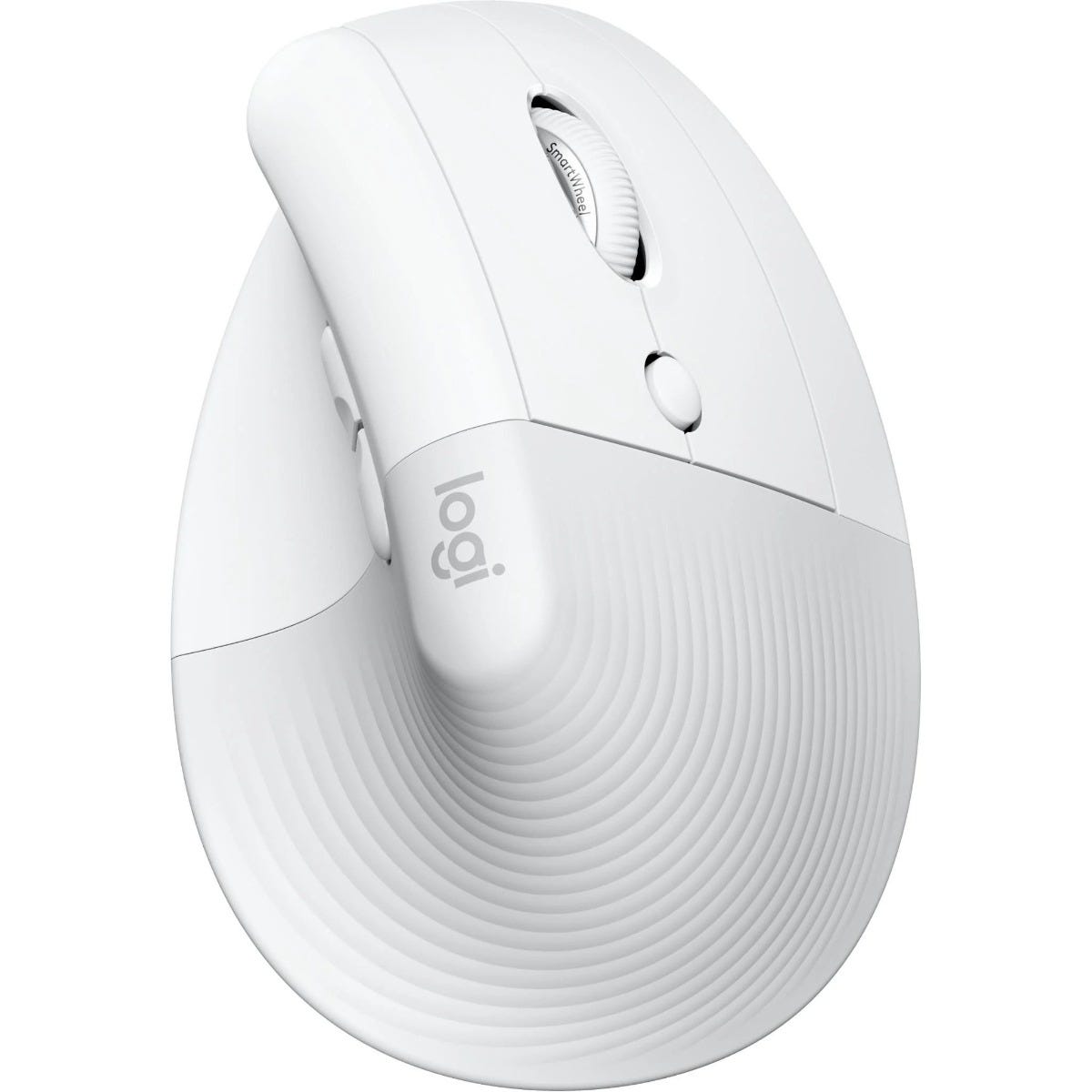 Logitech Lift Vertical Ergonomic Mouse for Mac - Pale Grey