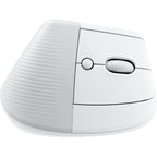 Logitech Lift Vertical Ergonomic Mouse for Mac - Pale Grey