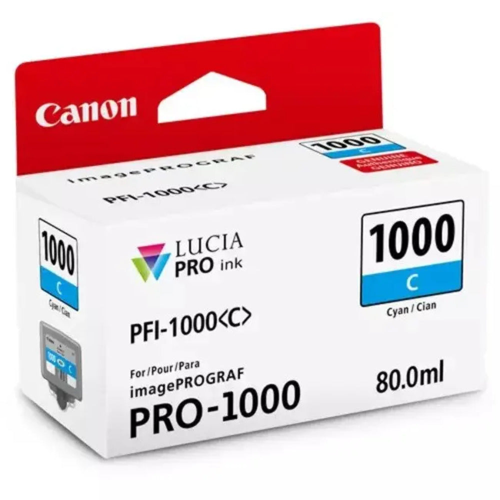 Canon PFI1000C Cyan Ink Tank