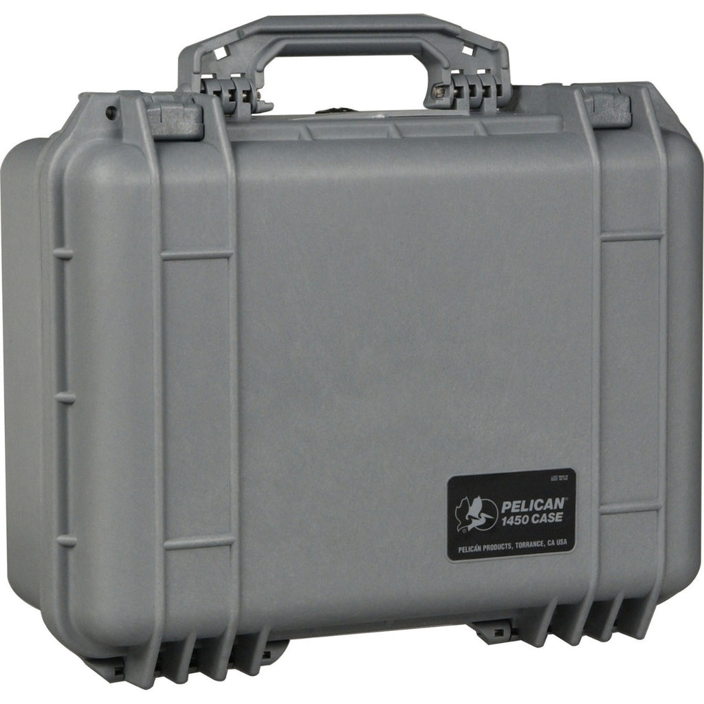 Pelican 1450 Case - Silver without Foam