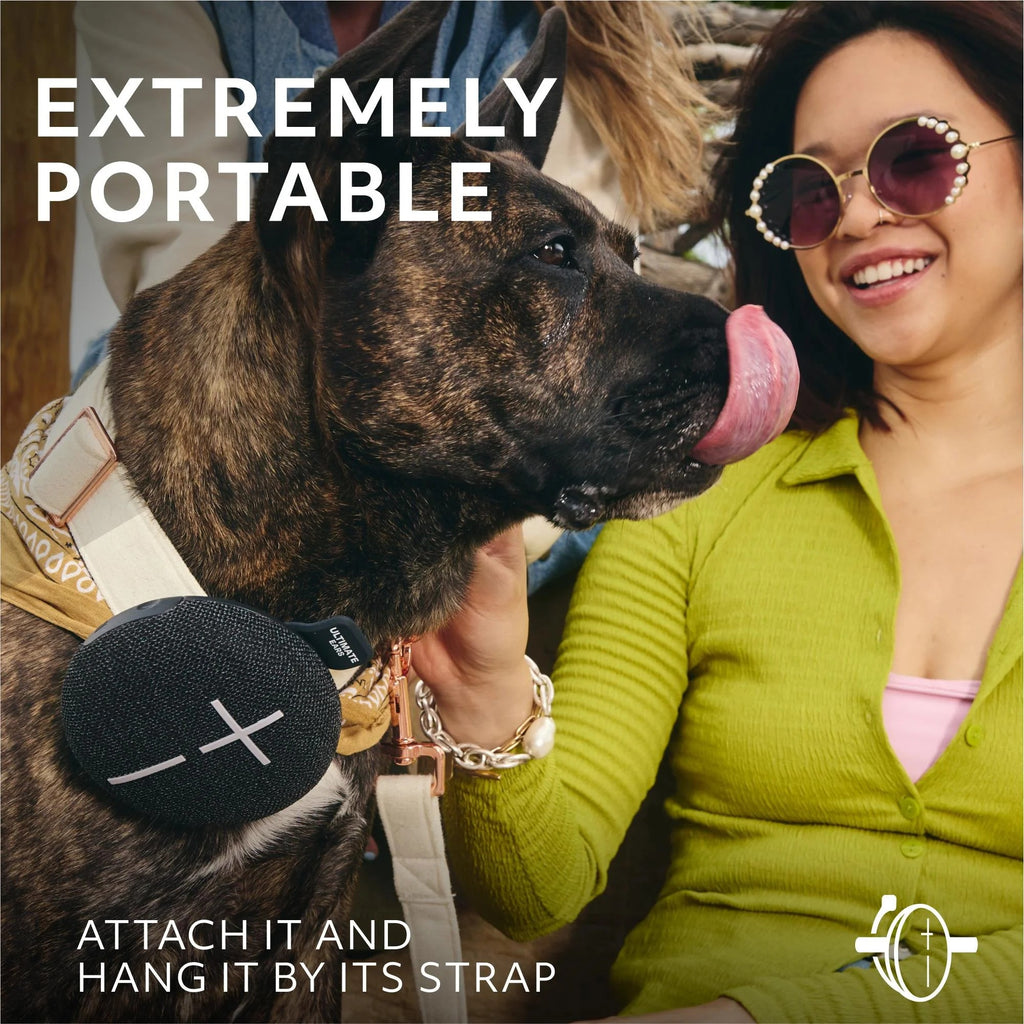  Ultimate Ears MINIROLL Portable Bluetooth Speaker (Black) 