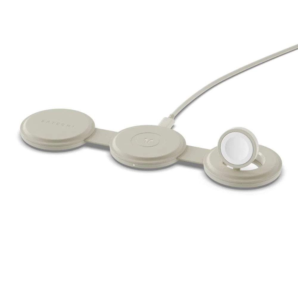 Satechi OntheGo 3 in 1 Wireless Charger (Sand) 