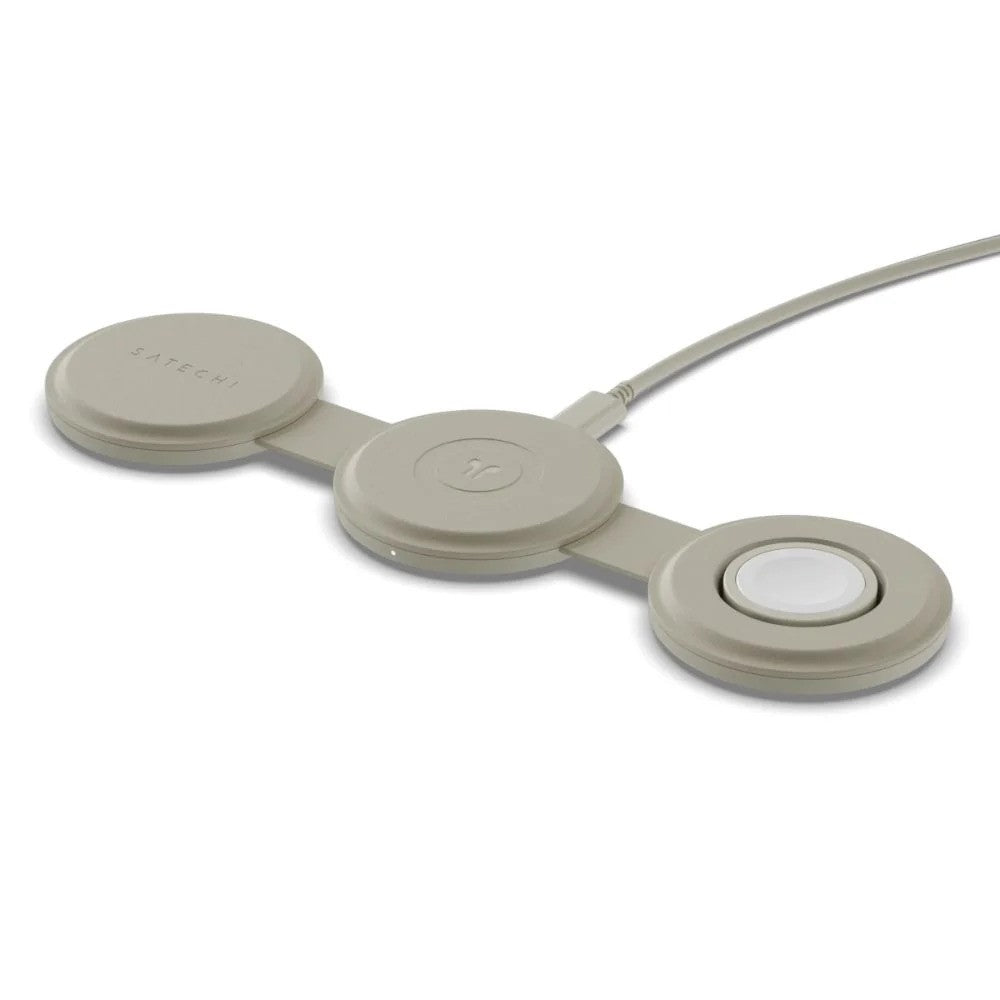 Satechi OntheGo 3 in 1 Wireless Charger (Sand) 