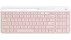 Logitech K580 Slim Multi-Device Wireless Keyboard (Rose)