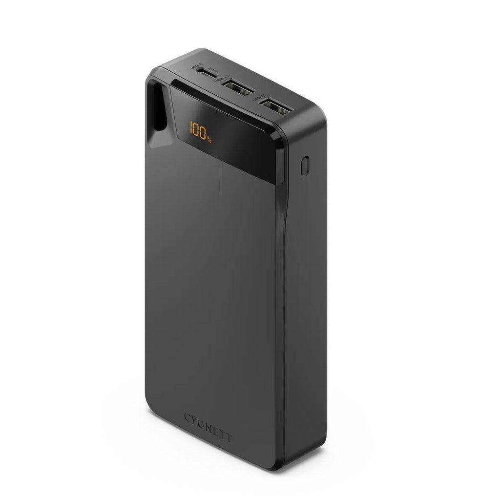 Damaged Box Cygnett ChargeUp Boost 4th Gen 20K mAh Power Bank(Black)
