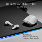 ASUS ROG Cetra True Wireless Noise Cancelling Gaming Earbuds (White)