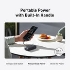 Anker Nano 10K 30W Power Bank with Built-In USB-C Cable (Black)