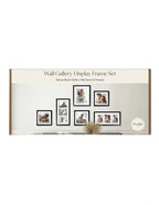 Deluxe Gallery Photo Wall Frame Set A - 6 Frames - Chestnut
