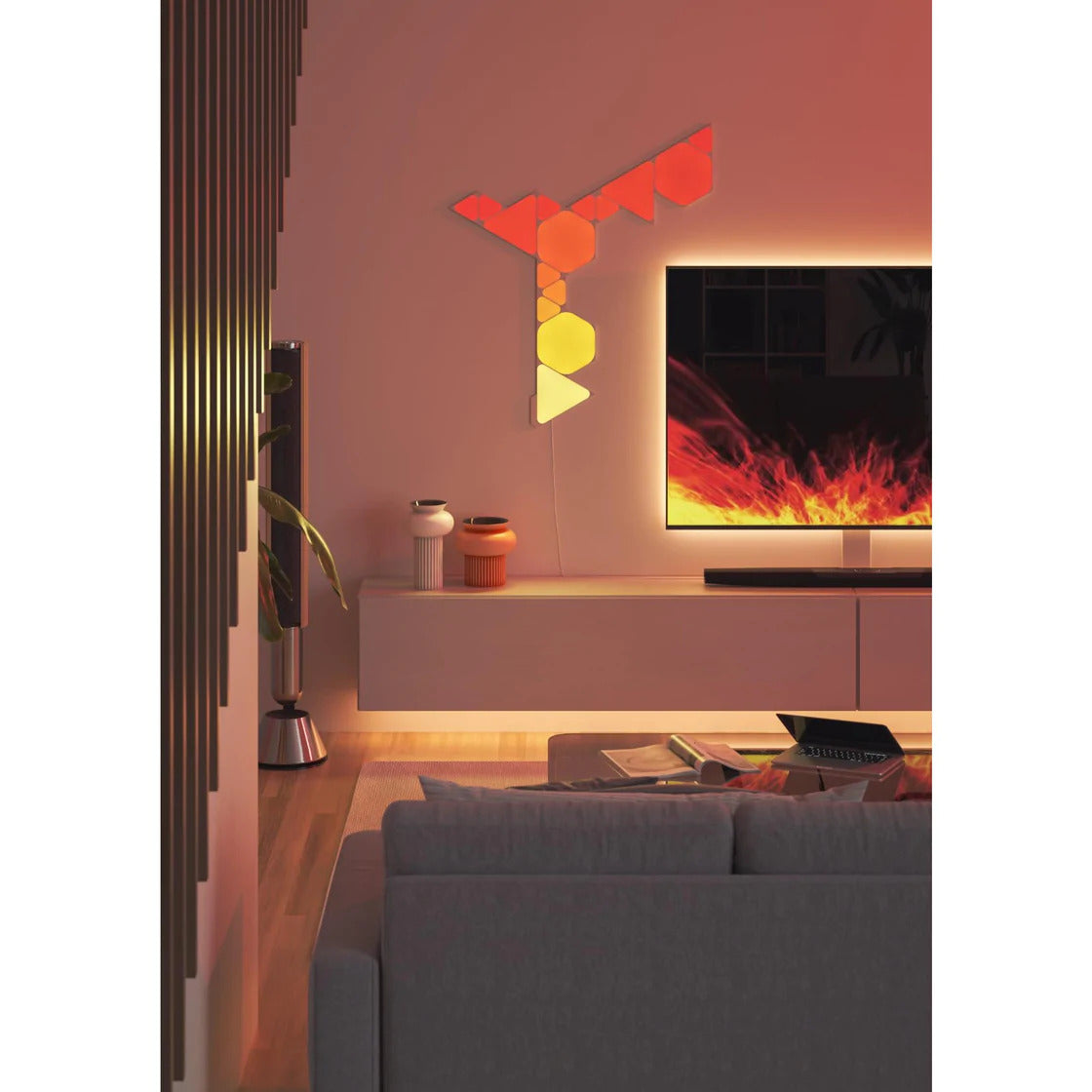 Nanoleaf Shapes - Mini Triangles Starter Kit (9 Panels)