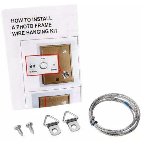 Deluxe Gallery Photo Wall Frame Set H- 5 Frames - Stone Ash