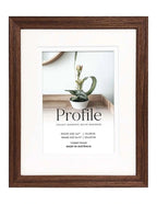 Deluxe Gallery Photo Wall Frame Set A - 6 Frames - Chestnut