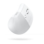 Logitech Lift Vertical Ergonomic Mouse for Mac - Pale Grey