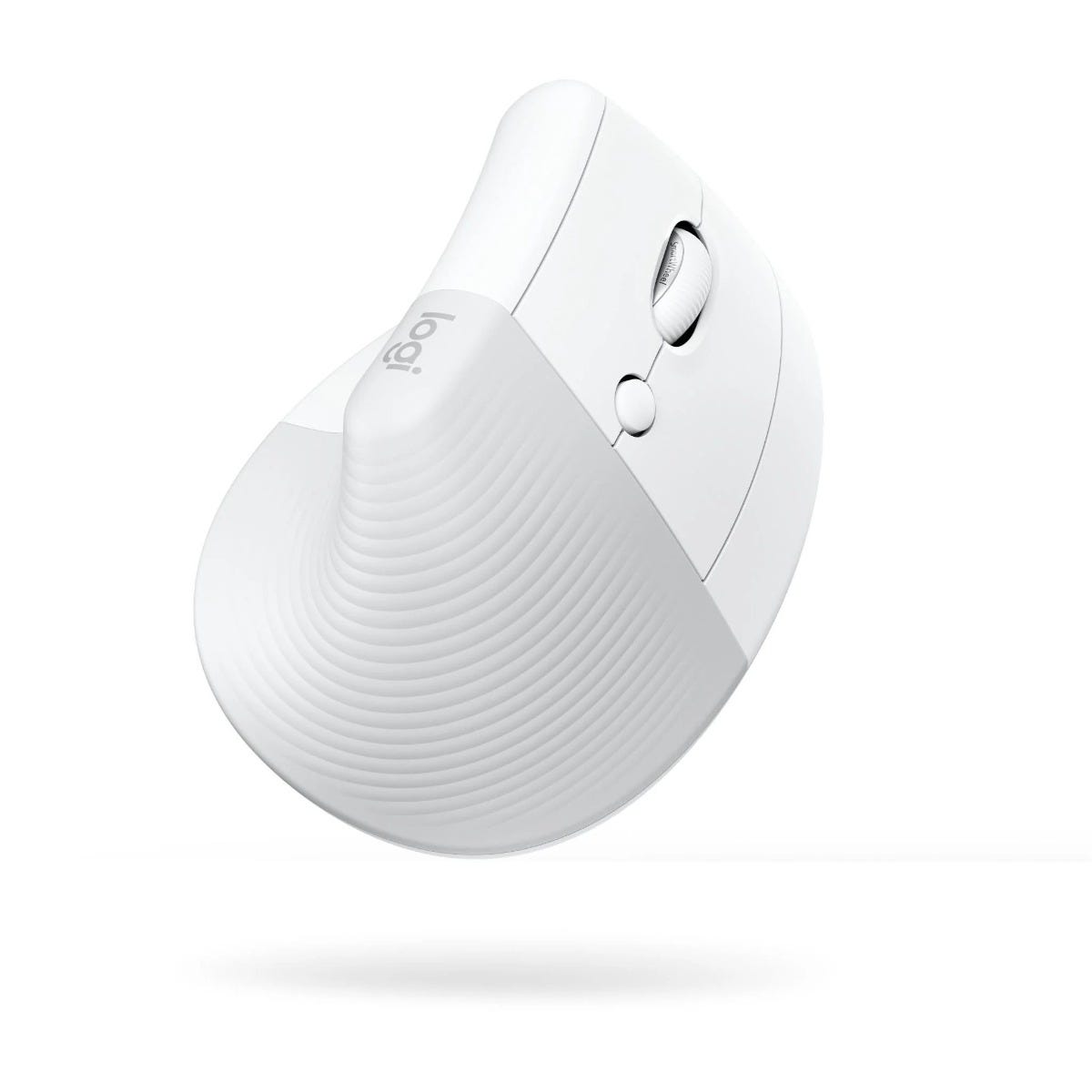 Logitech Lift Vertical Ergonomic Mouse for Mac - Pale Grey