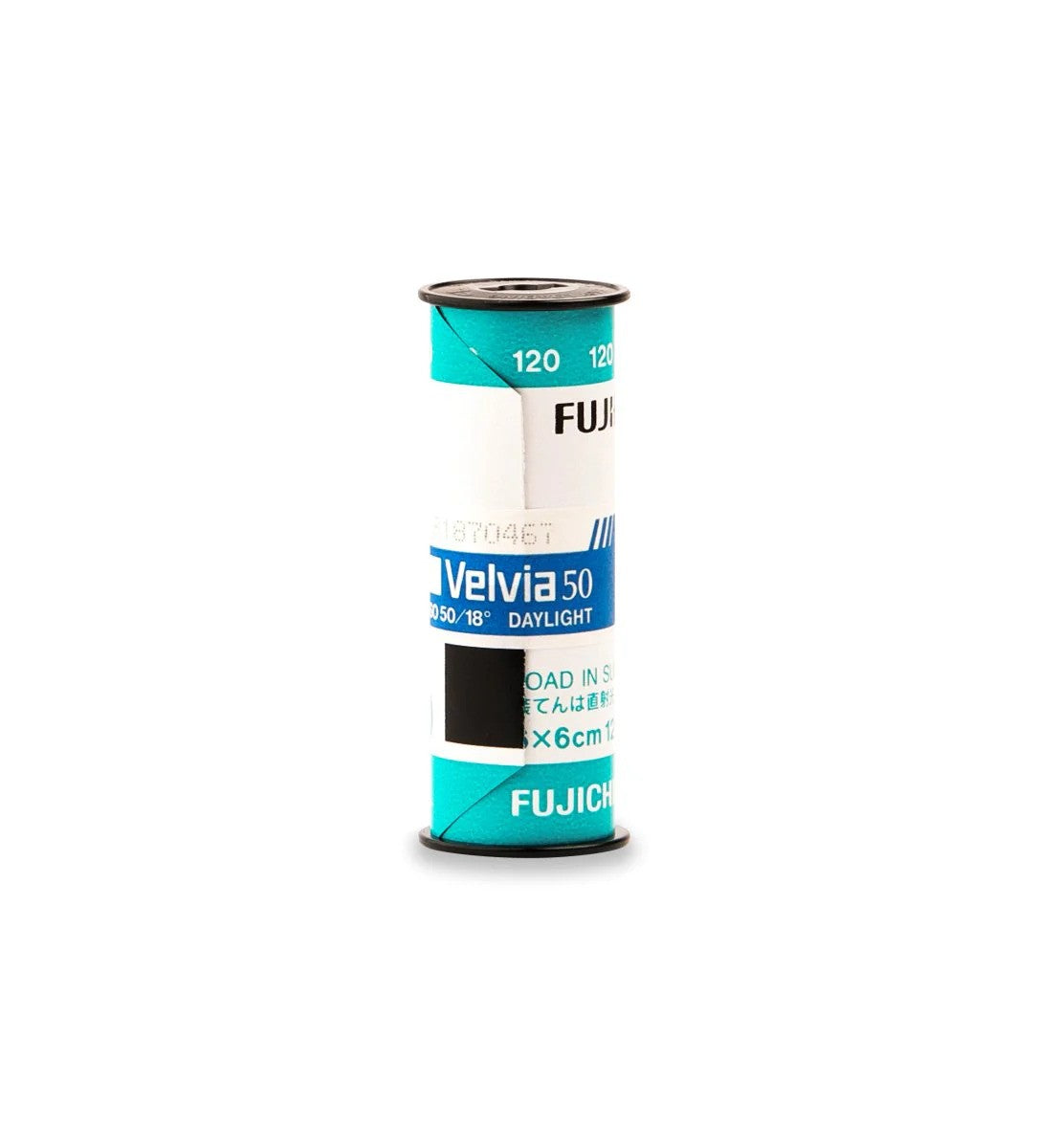 FUJIFILM Fujichrome Velvia 50 120/12 Film (Single Roll)