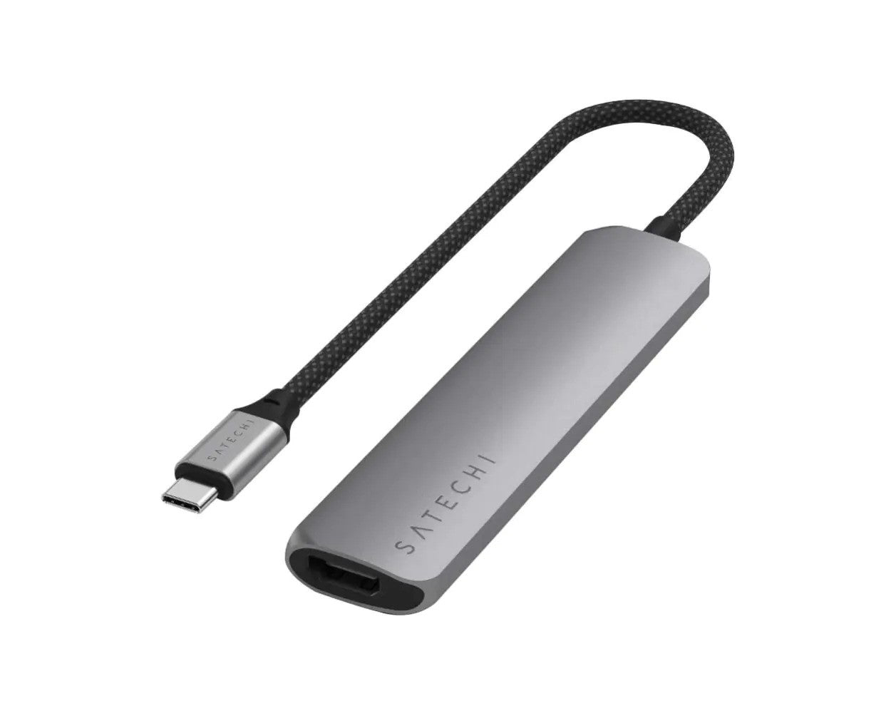 Satechi 6-in-1 USB-C Slim Multiport Adapter (Space Grey)