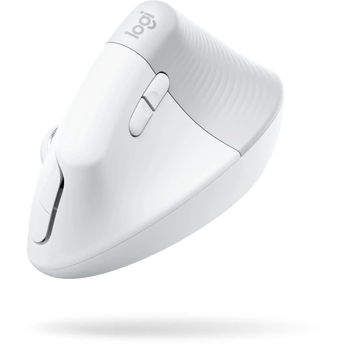 Logitech Lift Vertical Ergonomic Mouse for Mac - Pale Grey