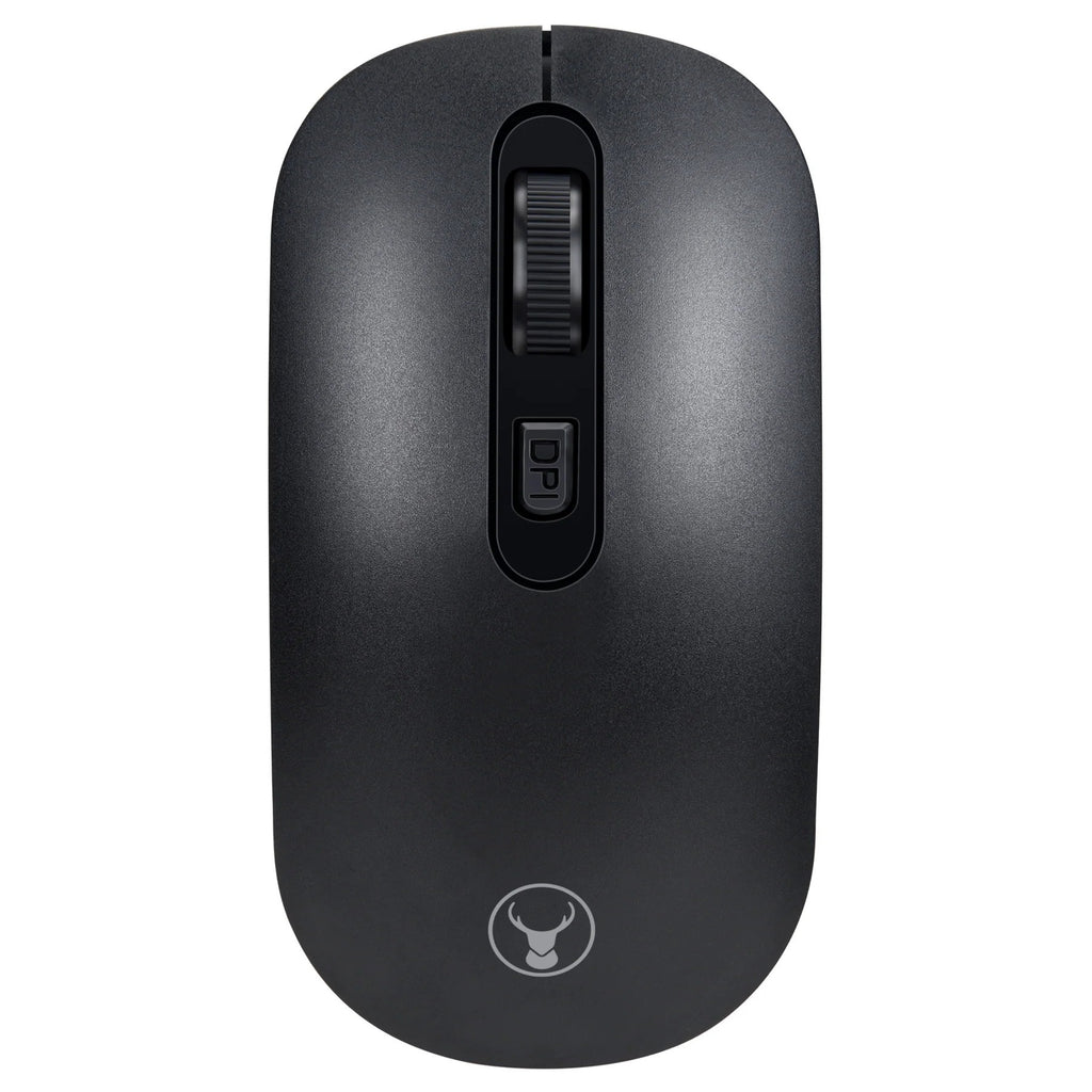 Bonelk KM-322 Slim Wireless Keyboard and Mouse Combo (Black)