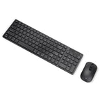 Bonelk KM-322 Slim Wireless Keyboard and Mouse Combo (Black)