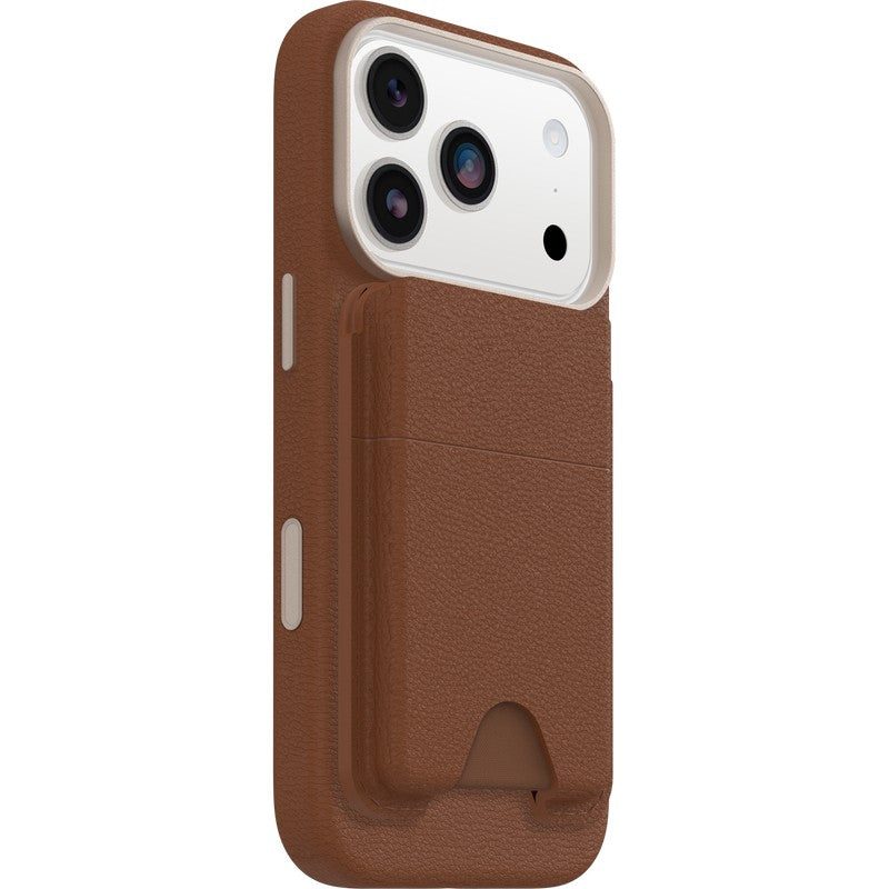 OtterBox Cactus Leather Magnetic Wallet (Brown)