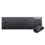 Bonelk KM-322 Slim Wireless Keyboard and Mouse Combo (Black)