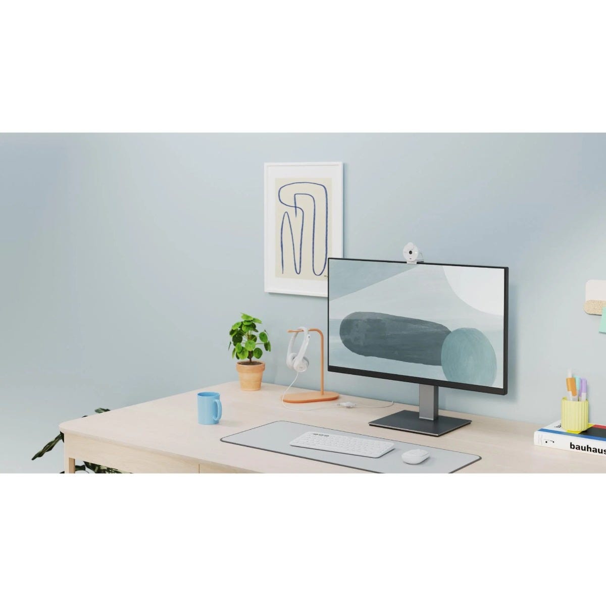 Logitech BRIO 300 Full HD Webcam (Off White)