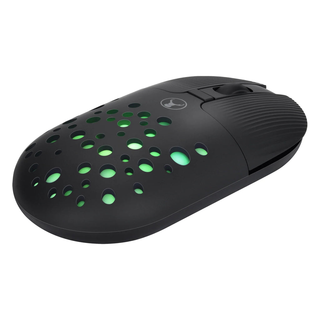 Bonelk Bluetooth/Wireless RGB 4D Mouse 1200DPI USB-C M-270 (Black)