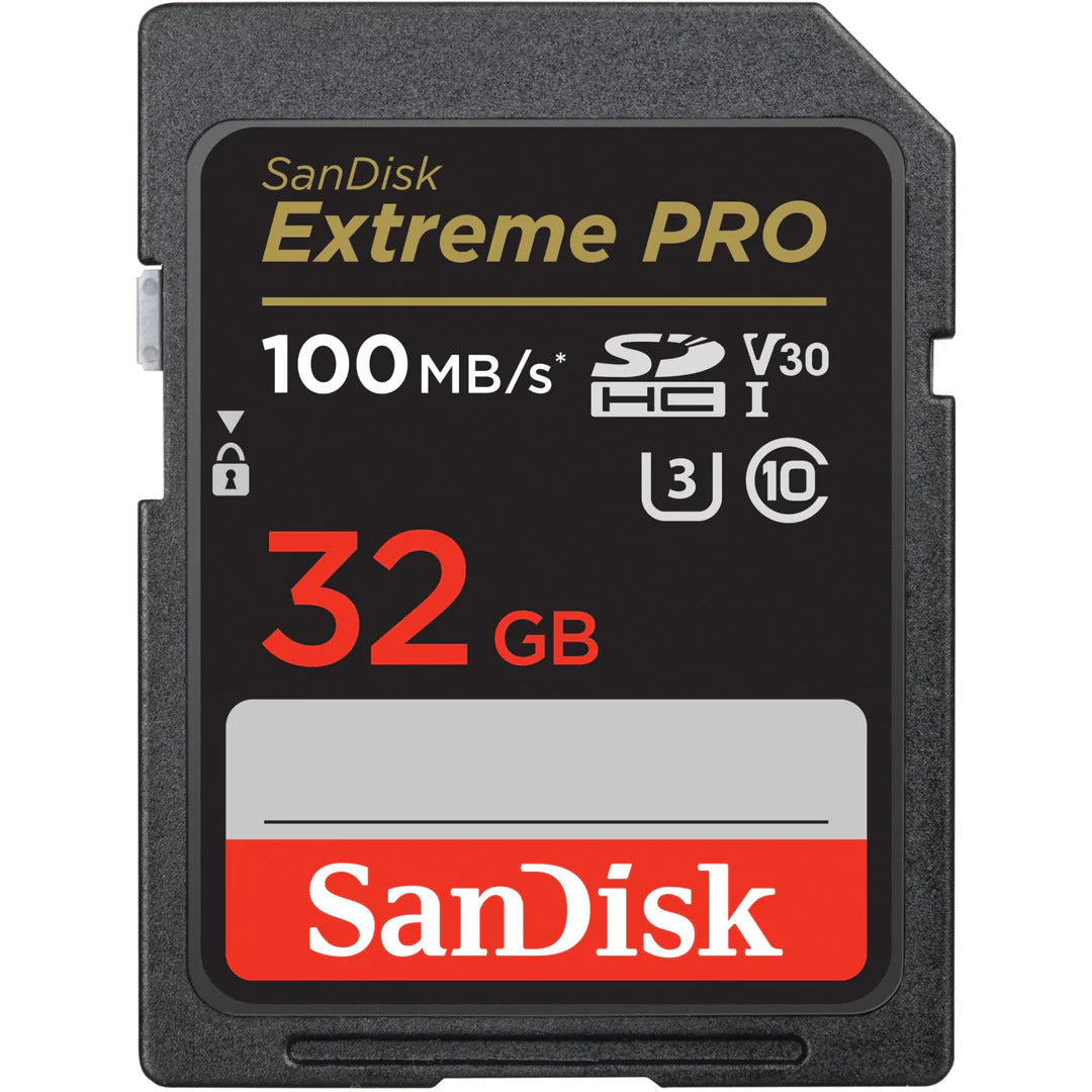 SanDisk Extreme PRO SDXC 32GB 100MB/s Memory Card