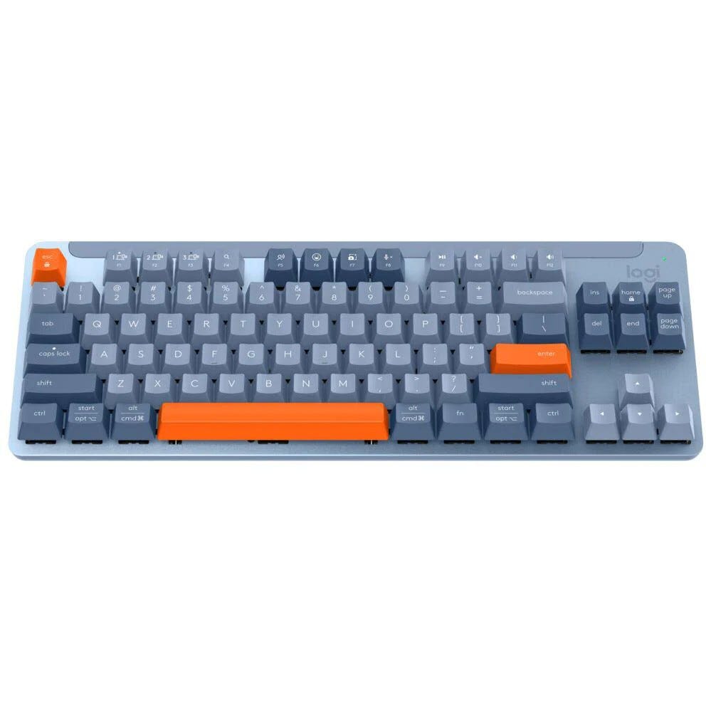 Logitech K855 Wireless Mechanical TKL Keyboard (Linear) (Blue/Grey)